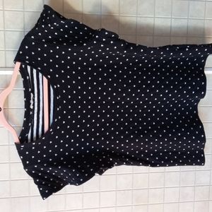 Jane and Delancey heart patterned tee